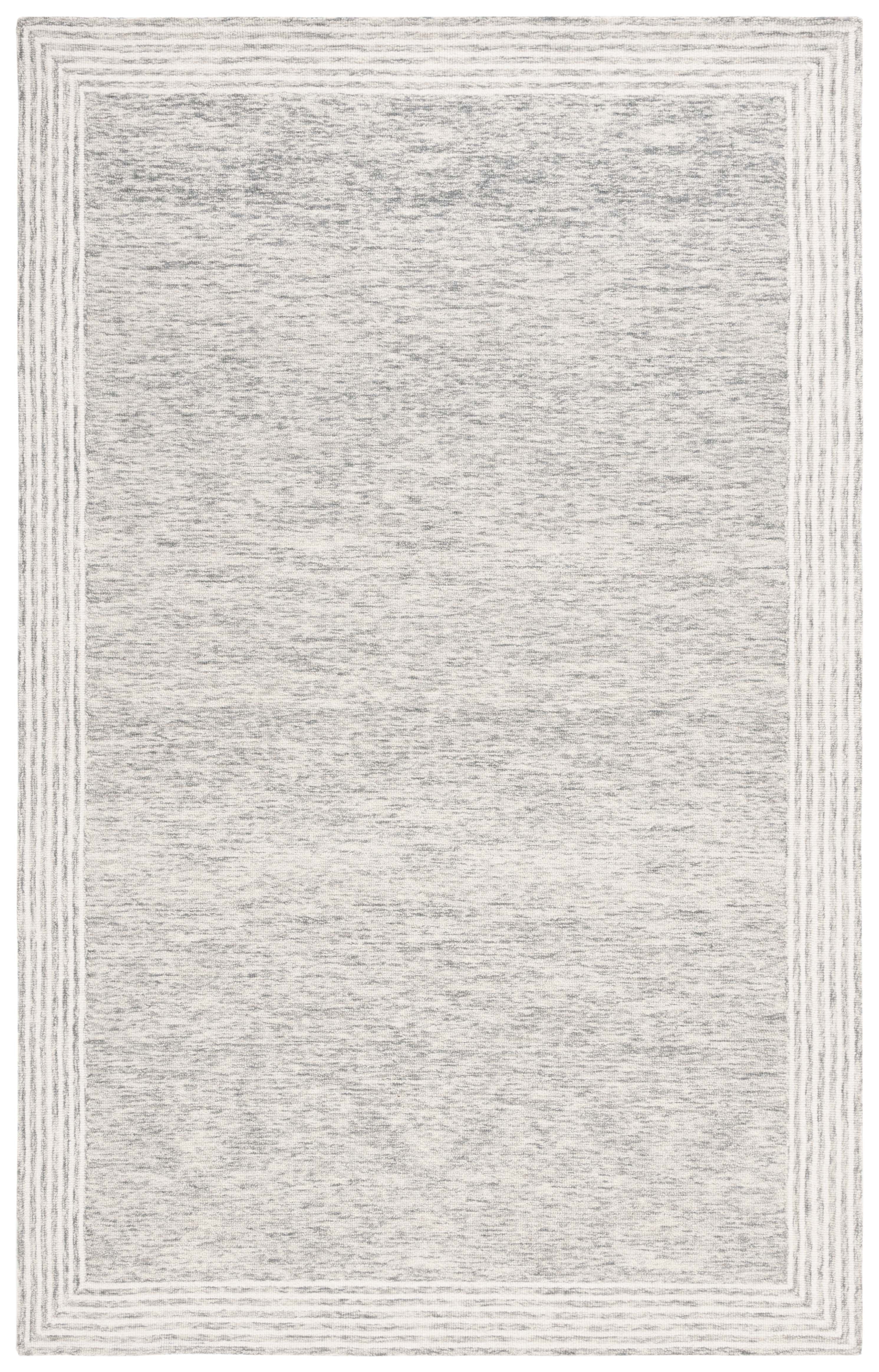 SAFAVIEH Abstract Payton Geometric Area Rug, Gray/Ivory, 8' x 10'