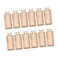 thumbnail image 5 of deevoka 12 Pieces Glass Bud Vases Decorative Flower Vases for Kitchen Tea Room Shelf Brown, 5 of 9