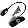 thumbnail image 2 of Cerradura de seguridad para ventana de 4 piezas, cerradura de puerta de seguridad para ventana con llave para niño Babyblack, 2 of 4