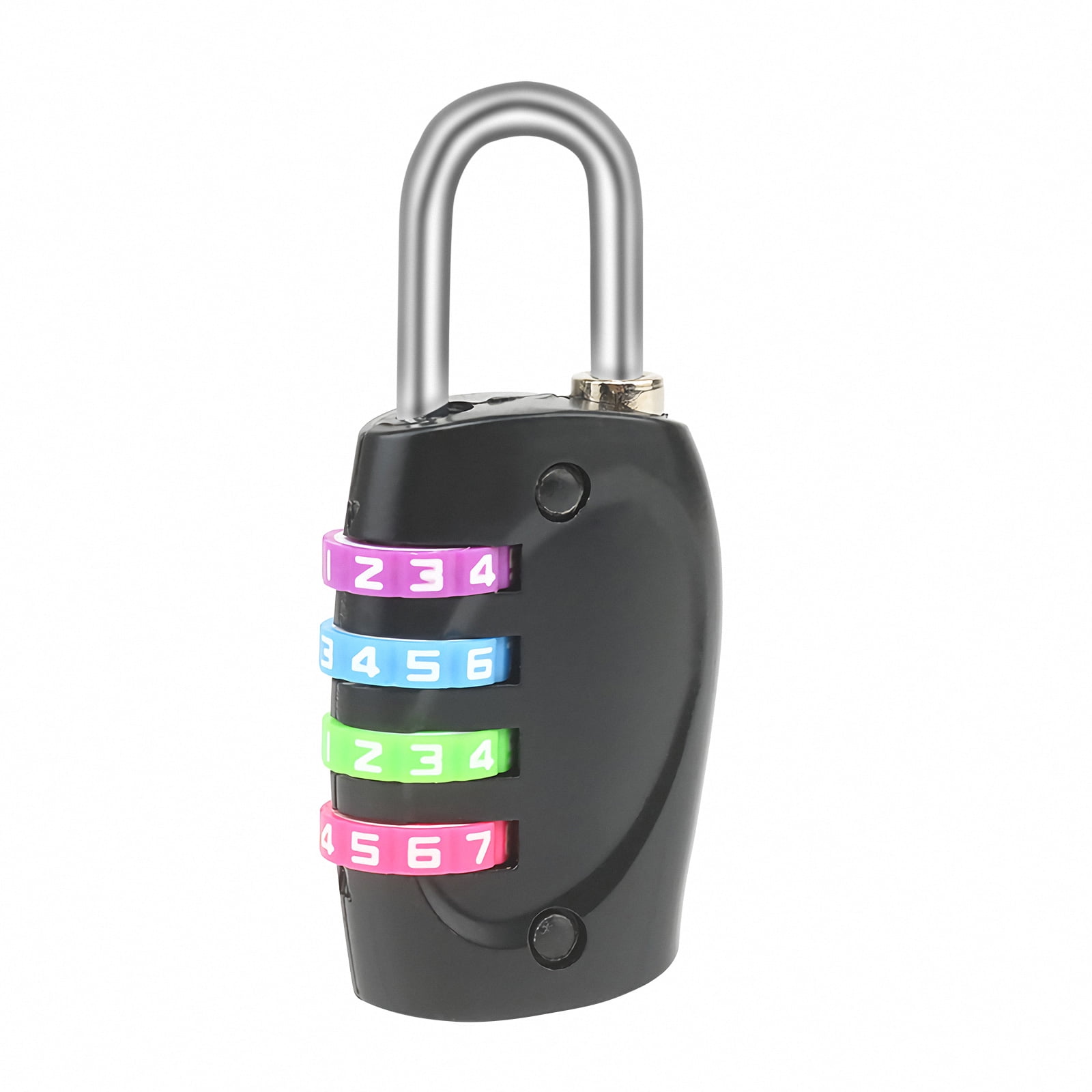 New 4-Digit Aluminum Body Combination Padlock Password Lock for Travel Suitcase