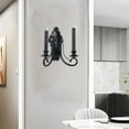 thumbnail image 6 of CarpNettore Metal Candle Sconces Candelabra Art Hanging Decorative Rustic Candle Holders for Black, 6 of 9