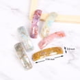 thumbnail image 3 of 6 Pieces Large Hair Barrettes for Women, Retro Acrylic Large French Automatic Hair Clips for Women Girls and Hair Clasps for thick Hair, 6 Colors Hair Clips, 3 of 4