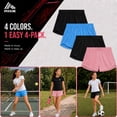 thumbnail image 7 of RBX Girls Athletic Shorts Breathable Performance Double Mesh Gym Running Dolphin Shorts, 7 of 7