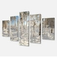 thumbnail image 2 of Winter Snow Covered Wood - Landscape Canvas Art Print, 2 of 3