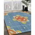 thumbnail image 2 of Ahgly Company Tapis d'Intérieur à Motifs Rectangle Violet, 2' x 3', 2 of 6