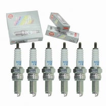 6 pc NGK 6289 Laser Iridium Spark Plugs for 09482-00558 5390 92070-0014 94700-00408 94701-00408 94703-00408 IU27D Ignition Wire Secondary