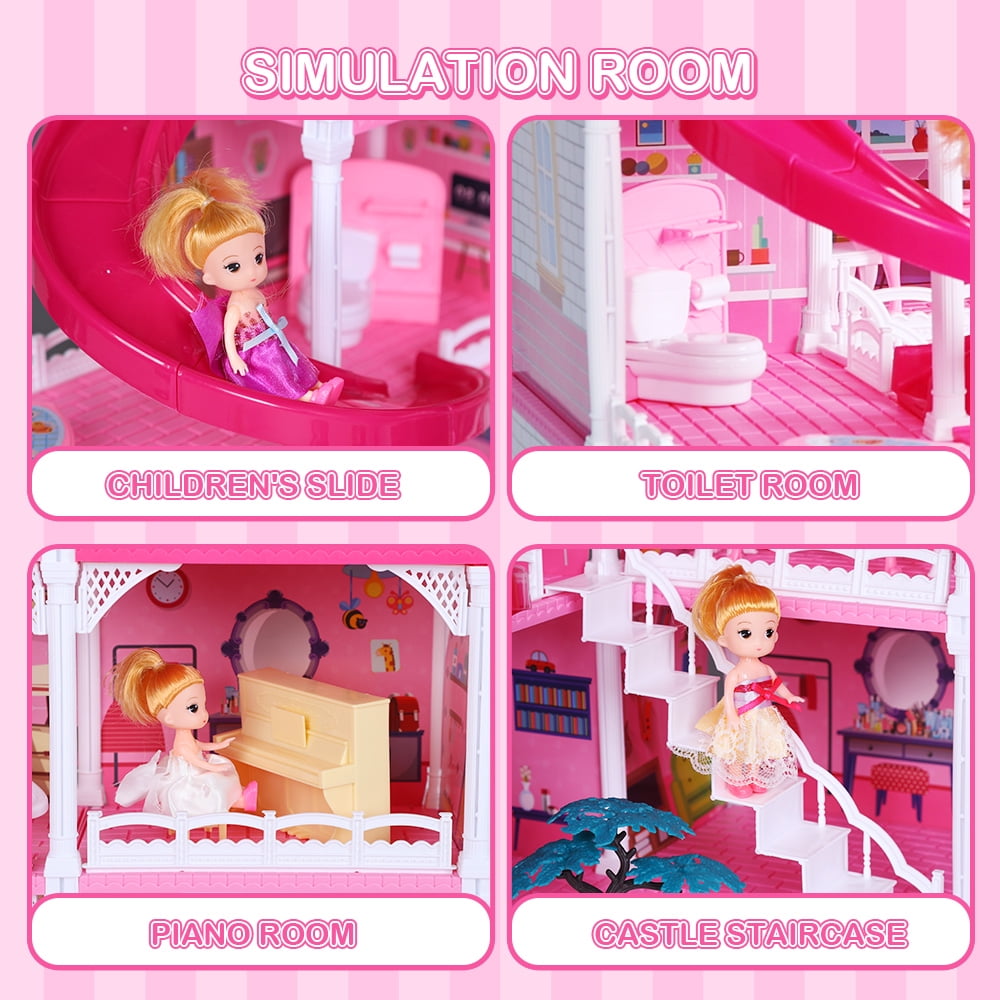 JoyStone Baby Doll Stroller Set Toys for Girls Toddler, Baby Doll Accessories and 2 Sets Doll Clothes for Realistic Pretend Play