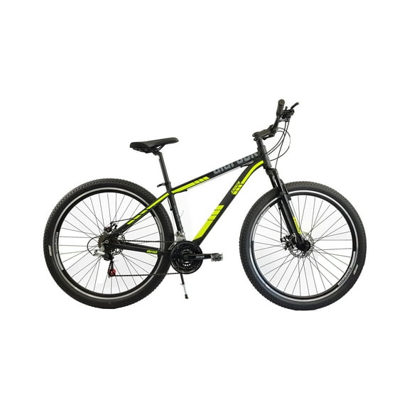 Bicicleta Montaña Alurock Kraken 21 Vel Rod 29 Freno Disco Amarillo
