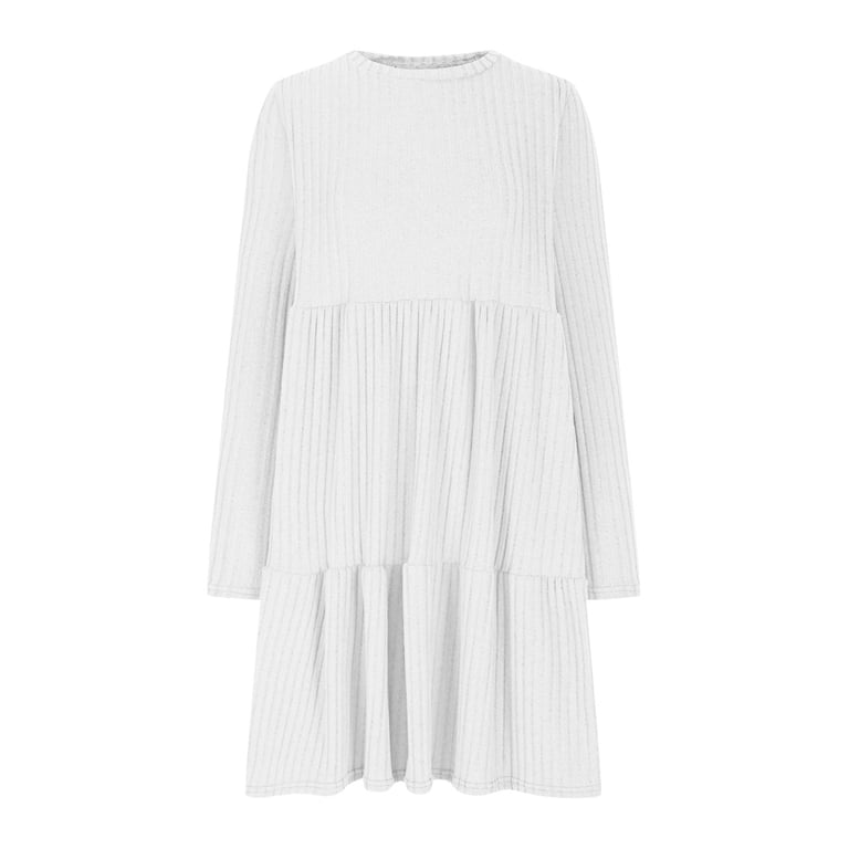 knee length dresses for ladies Baltic Born Womens Marseille Embossed Maxi Dress | White main image 0