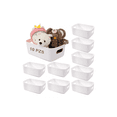 thumbnail image 1 of Caja Organizador Cesto Almacenamiento Multiusos 10pzs BLANCO, 1 of 3