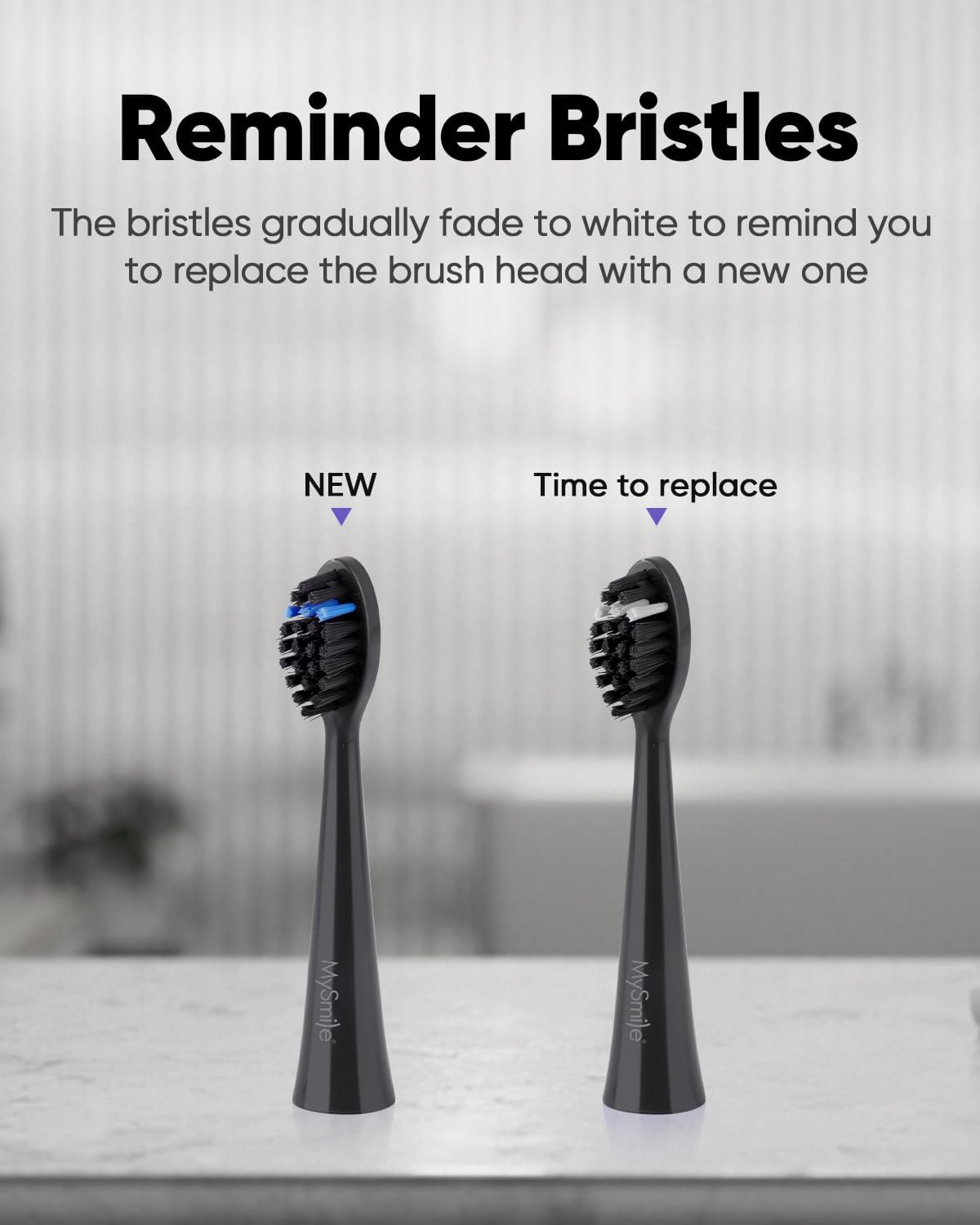 (5 pack) MySmile DY156 Sonic Electric Toothbrush for Adults, 45000 VPM Powered Toothbrush Rechargeable, IPX7 Waterproof, 5 Modes, 2 Mins Smart Timer, 60 Day Battery Life, 3 Tooth Brush Heads, Black