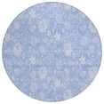 thumbnail image 2 of Addison Rugs Chantille Indoor/Outdoor Transitional Floral Sky Washable Round Rug, 8' x 8', 2 of 6