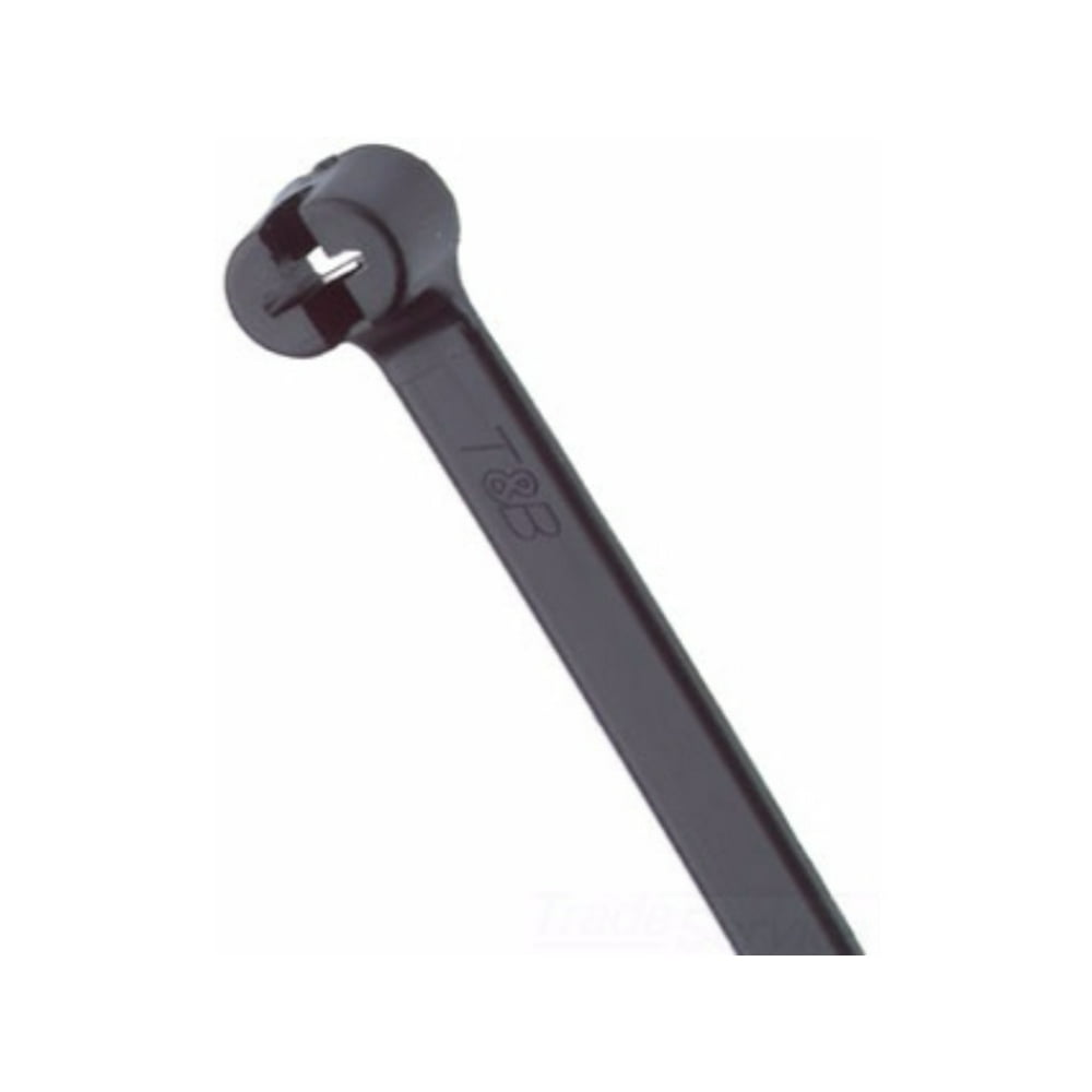 Thomas and Betts TY23MX 4IN NYL Black Cable TIE
