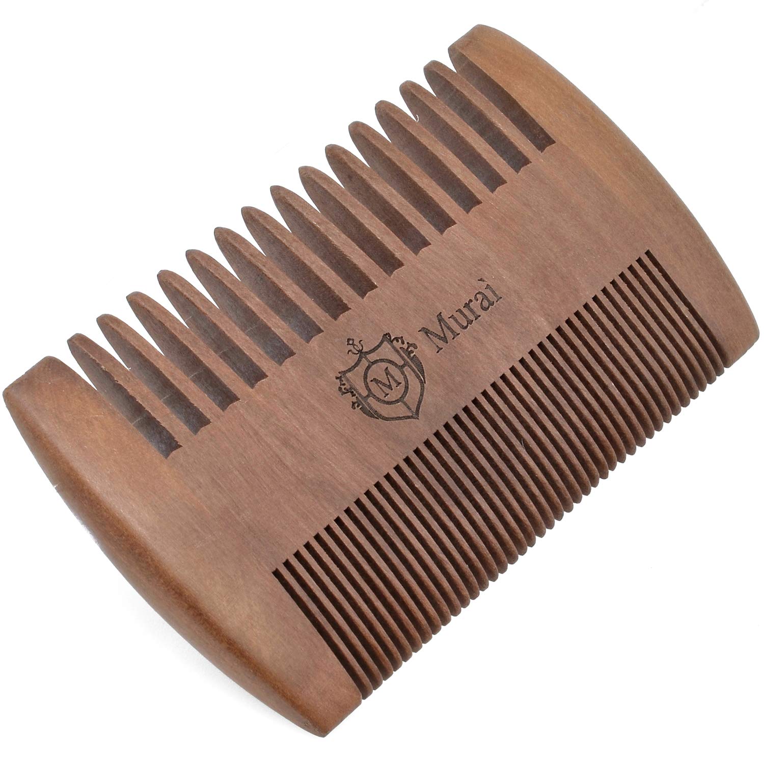 Murai Beard Kit for Men Gift Set GMK1 Mens Beard Grooming Kit - Military Paddle Hair Brush, Large Handle Beard Brush, Pocket Sized Oval Beard Brush, Wood Beard Comb, and Hairbrush Cleaner