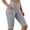 Gray, variant on Tqcoqu Biker Shorts for Women with Pockets,Tummy Control Knee Length Yoga Workout Gym Running Volleyball Compression Shorts,Black Women's S-XXL