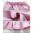 thumbnail image 4 of facefd Wedding Party Girls Formal Suit Top Set Kids Spring Turn Down Collar Clothes Kit Polyester Breathable Clothing Pink Pants 80cm, 4 of 9