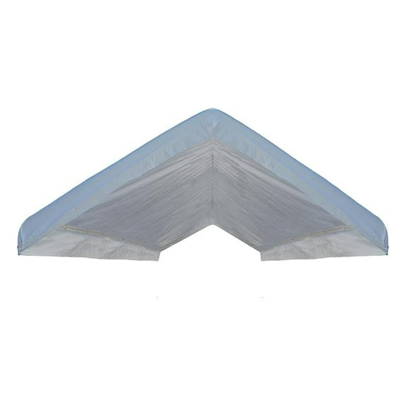 10x20 Canopy Top Replacement - White Outdoor Party Tent Cover - Heavy Duty 10Mil Roof Tarp - 10' x 20' Replacement Canopy Cover for Sheds & Carports