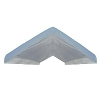 10x20 Canopy Top Replacement - White Outdoor Party Tent Cover - Heavy Duty 10Mil Roof Tarp - 10' x 20' Replacement Canopy Cover for Sheds & Carports