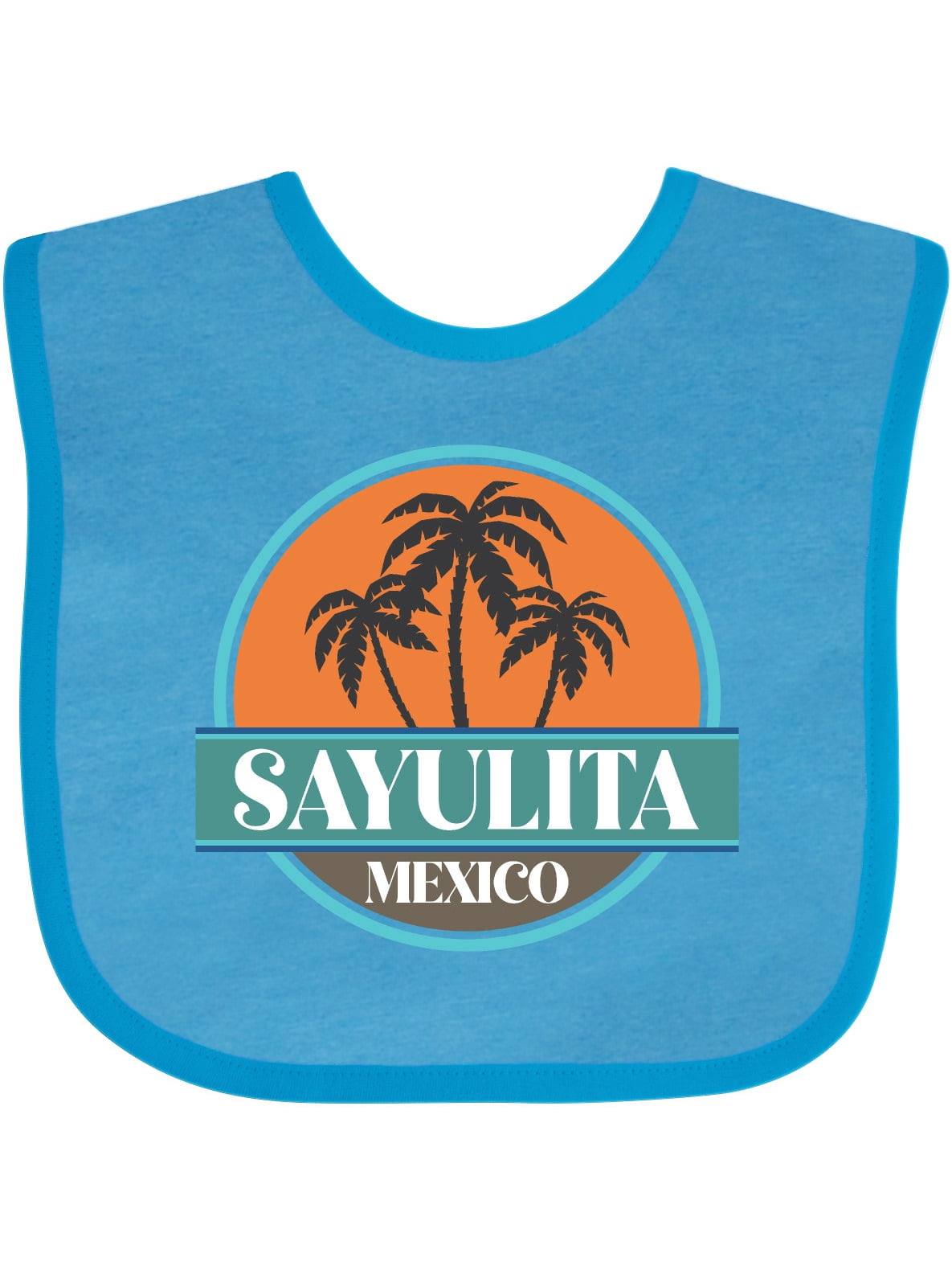 Inktastic Sayulita Mexico Vacation Souvenir Gift Baby Boy or Baby Girl Bib  