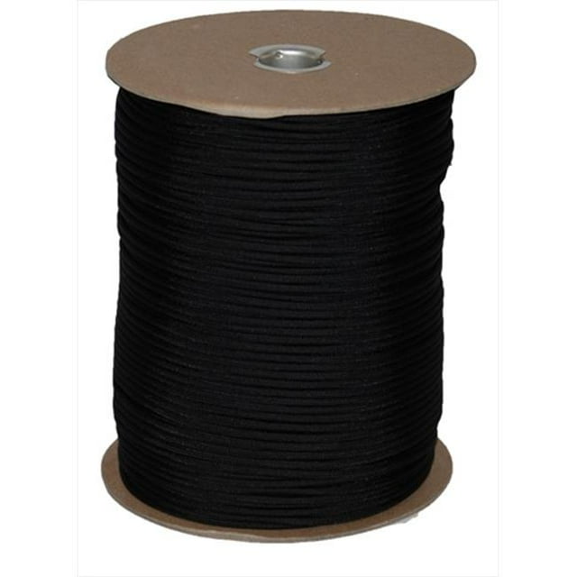 Bobine Paracord de 1000 Pieds en Noir