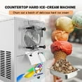 thumbnail image 2 of Kolice Commercial Countertop Hard Ice Cream Machine, Tabletop Ice Cream Machine - Cylinder:4.5L, 2 of 8