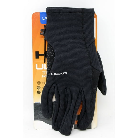 Head Ultrafit Touchscreen Running Thermal Grid Glove Large Black 1 Pair