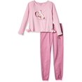 thumbnail image 1 of Girls 2 Pieces Jog Set, Pink Nectar Heather Rose, 2T, 1 of 2