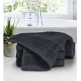 thumbnail image 3 of MALLONI HOME Ultra Soft Cotton Washcloths, Contains 24 Piece Face Cloths 12x12 inch, Ideal for Everyday use Face Towels, Compact & Lightweight Multi Purpose Washcloths - Charcoal Grey, 3 of 5