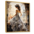 thumbnail image 2 of Designart "Stylish 1870S Victorian Portrait I" Fashion Floater Framed Wall Art Living Room, 2 of 7