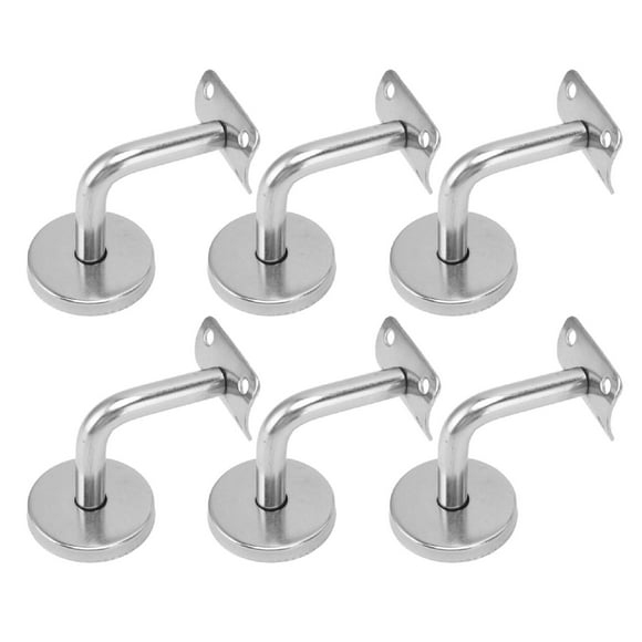 Staircase Handrail Bracket,6 Pcs Wall Handrail Stair Handrail Support Stair Railing Bracket Reliable and Durable