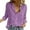 A-Purple67, variant on Womens Blouse Solid Linen Lapel Collar Long Sleeve Button-Front Shirts Loose Casual Spring Lightweight Lady Tops
