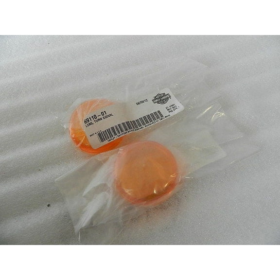 NOS NEW HARLEY TURN SIGNAL LENSE PAIR 69110-01
