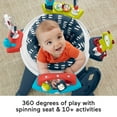 thumbnail image 6 of Fisher-Price 3-in-1 Spin & Sort Infant Activity Center and Toddler Play Table, Navy Dashes- Unisex, 6 of 7