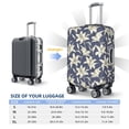 thumbnail image 4 of Disketp Lilies Flowers Elastic Travel Luggage Cover Travel Suitcase Protective Cover For Trunk Case Apply To 18''-32'' Suitcase Cover-Small, 4 of 7