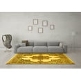 thumbnail image 3 of Ahgly Company Indoor Rectangle Medallion Yellow Traditional Area Rugs, 8' x 10', 3 of 4