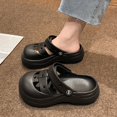 thumbnail image 1 of 2023 nuevas sandalias de verano para mujer, zapatos de jardín con plataforma, zapatillas con aumento de altura, zapatillas sin cordones para niña, zapatos de playa, zapatos para mujer 40 Gao Jinjia LED, 1 of 1