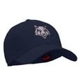 thumbnail image 5 of Wolf Motif Embroidered Low Profile Cotton Twill Cap - Navy OSFM, 5 of 5