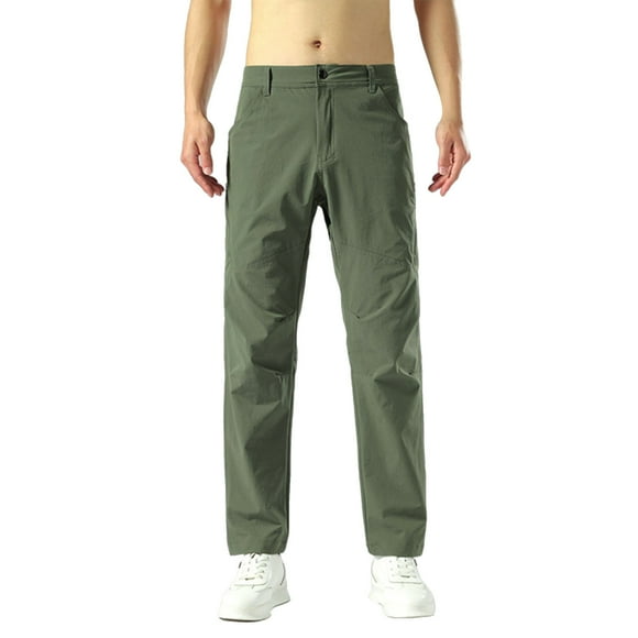 PMUYBHF Male Black Jeans Men Straight Leg Mens Casual Breathable Elastic Sports Wear Loose Pants Hiking Pants Casual Pants Mens Sweatpants With Zipper Pockets