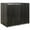 Black, variant on vidaXL Black Poly Rattan Double Wheelie Bin Shed 55.1"x31.5"x46.1" for Outdoor