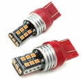 thumbnail image 3 of Red 7440 7443 LED Flash Strobe Brake Stop Tail Light Bulbs For Honda Civic CR-V, 3 of 7