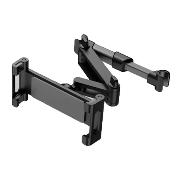 "Universal Car Headrest Mount for Tablets & Phones (4.7-13 Inch) - Foldable ABS+Aluminum Alloy Holder for iPad Pro 12.9" & Smartphones"