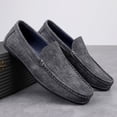 thumbnail image 6 of Men's Casual Loafers Slip On Leather Shoes Comfortable Lightweight Driving Shoes Male Moccasins Classic Penny Loafer Flats Boat Shoes Outdoor Walking Shoes, 6 of 12