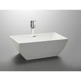thumbnail image 4 of Vanity Art VA6821 Freestanding White Acrylic Bathtub with Polished Chrome Slotted Overflow & Pop-Up Drain - 59.1 x 29.5 x 23.4 in., 4 of 7