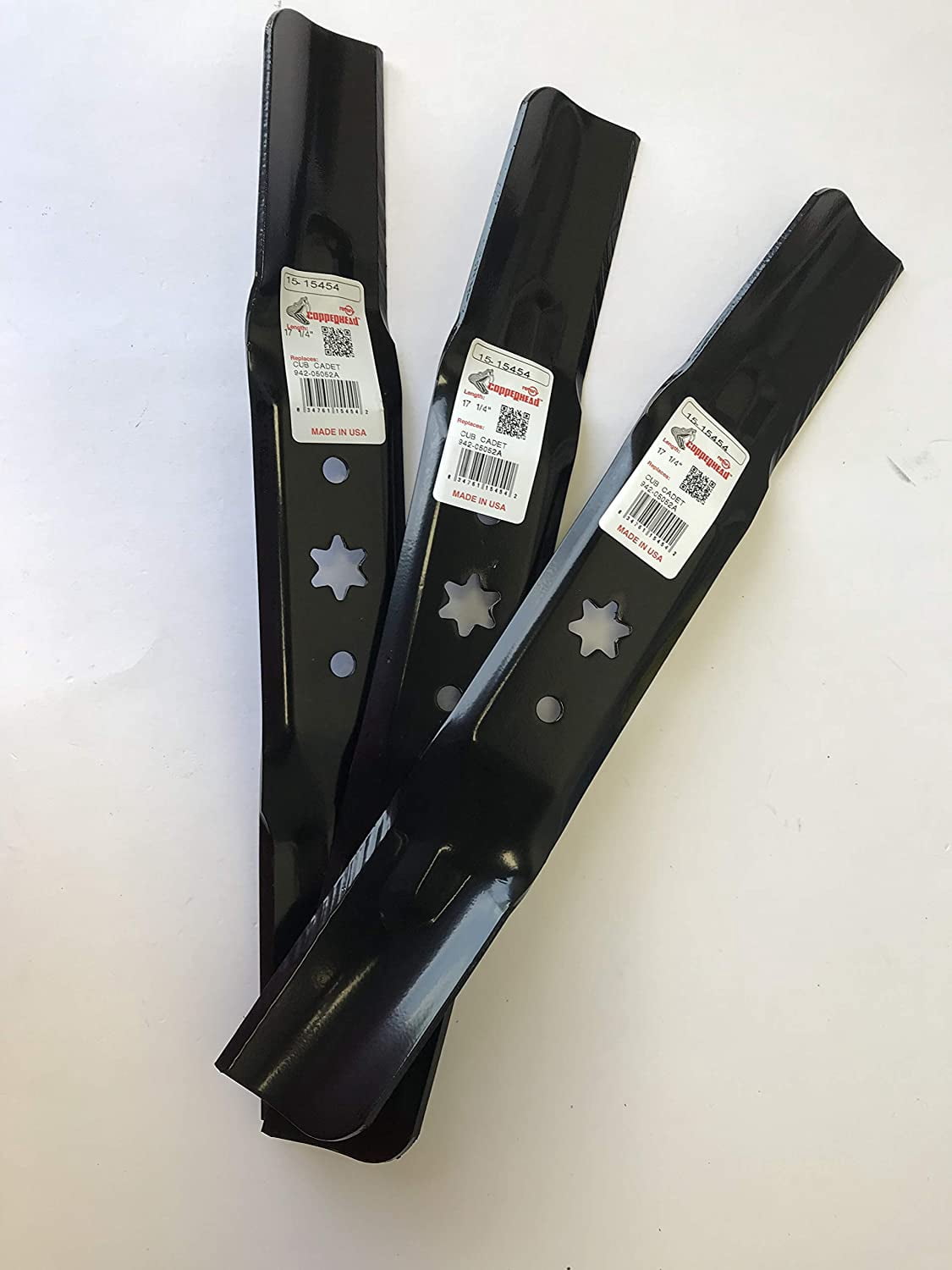 50" Rotary 15454 Lawn Mower Blade Set Cub Cadet 942-05052A LZ50 Massey MF50-22ZT