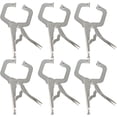 thumbnail image 2 of Locking C-Clamps With Swivel Pads - Tools 2 of 12