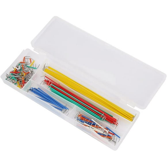 140pcs U Forme Diverses Longueurs Sans Soudure Breadboard Câble de Sautoir Boîte de Kit de Fil pour DIY Shield
