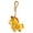 Yellow, variant on Horse Keychain,Year of the Horse Plush 2026,4 Inch Chinese Zodiac Good Luck Charm Keychain,Gold Embroidery Double Sided Hanging Decoration for Car Rearview Mirror Bag,Lucky Mascot