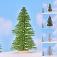 thumbnail image 2 of 8.5cm Mini árbol de Navidad resistente, árbol de Navidad de plástico ornamental, pequeñas plantas falsas para el hogar, 2 of 5