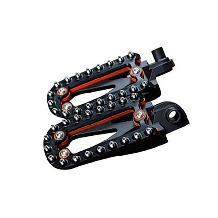 Fasst Impact Adventure Pegs Black/Orange Compatible With Sherco 300 SE Six Days 2018