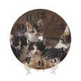 thumbnail image 7 of Kdxio Clock number Print Wall Clock,10 Inch Battery Operated Wall Clocks,Silent Non Ticking Small Analog Clock for Living Room,Office,Home,Bedroom,Kitchen,Bathroom, 7 of 7